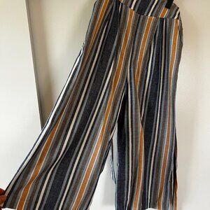 Casual Linen capri length pants